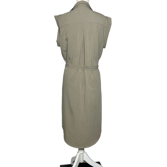 Anthropologie Bishop + Young Utility Button Front Dress - Picture 3 of 6